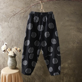 Vintage Wiosenne I Jesienne Bawełniane Lniane Spodnie Na Co Dzień Damskie Harem Pants