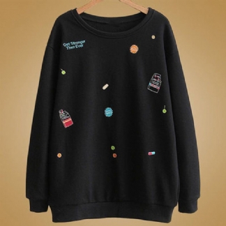 Bluza Z Haftem W Dużym Rozmiarze