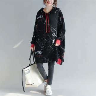 Bluza Z Kapturem Z Nadrukiem