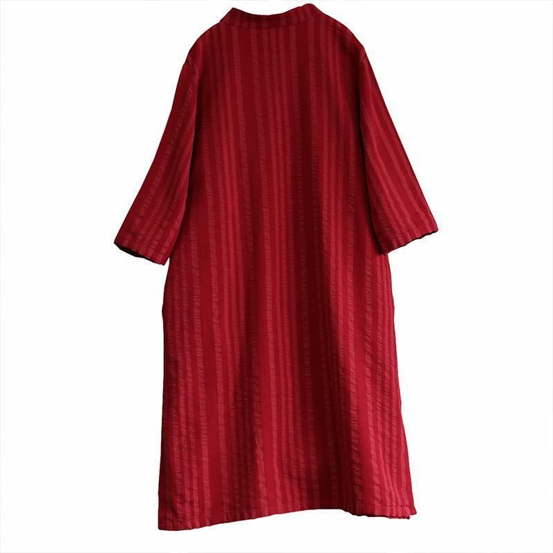Bawełniana Lniana Letnia Sukienka W Stylu Retro W Stylu Chińskim