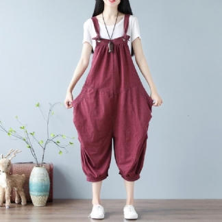 Kombinezon Z Dzianiny Bawełnianej Z CZerwonej Latarni W Stylu Vintage