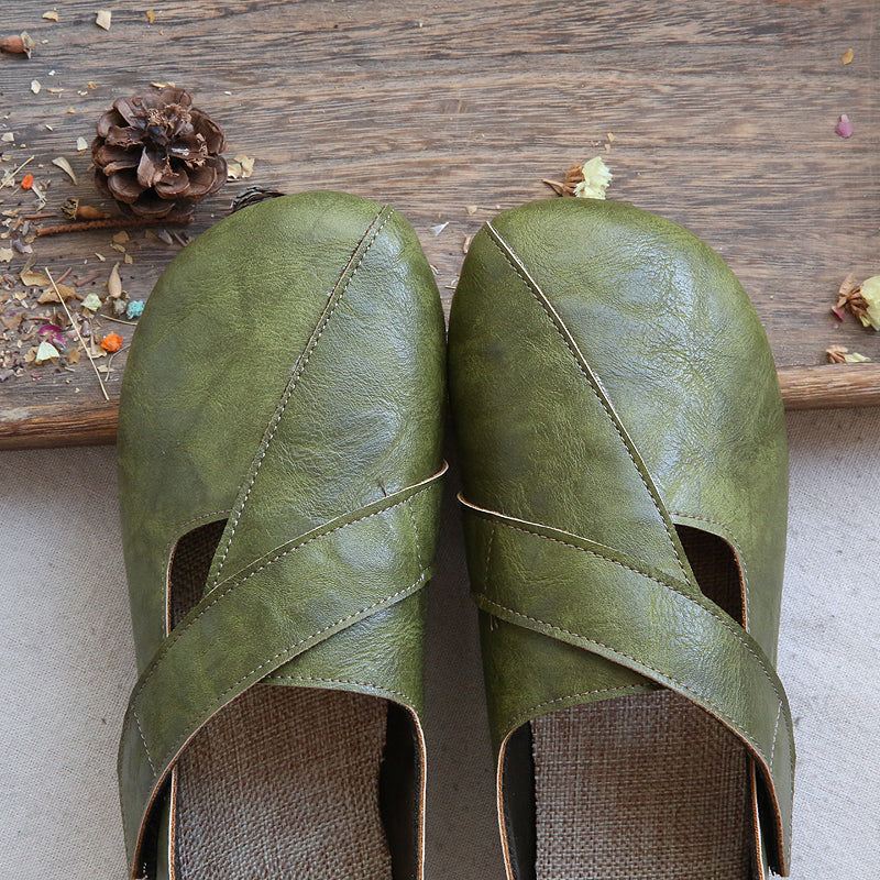 Letnie Buty Damskie W Stylu Retro Ręcznie Robione Bawełniane Lniane Buty Na Co Dzień
