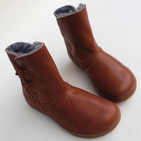 Zimowe Buty Damskie Wyściełane Z Prawdziwej Wełny